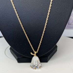Necklace with Teardrop Pendant